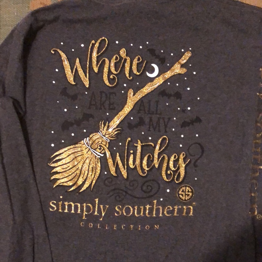 Simply Southern Gray Long Sleeve Shirt